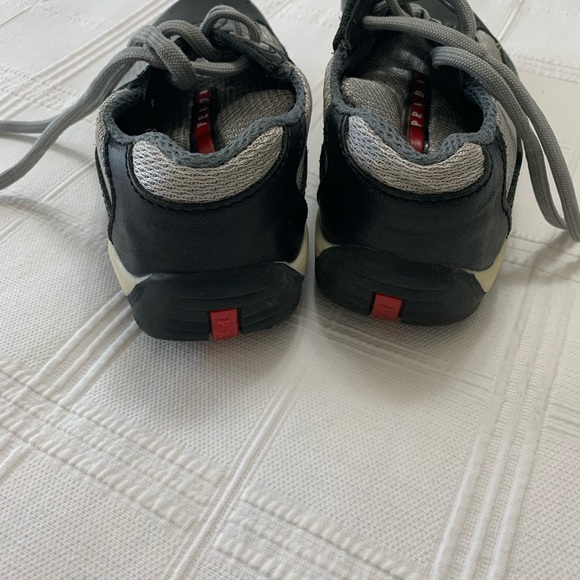 Prada sneakers black and gray size 36 - Picture 2 of 4